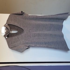 AB Studio, size small, gray shirt